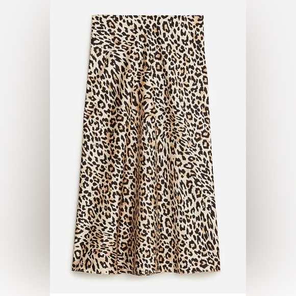 NWOT J. Crew Animal Gwyneth Slip skirt